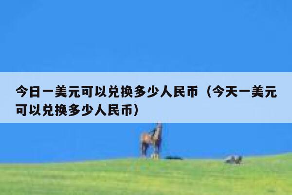 今日一美元可以兑换多少人民币（今天一美元可以兑换多少人民币） 第1张