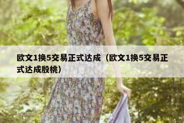 欧文1换5交易正式达成（欧文1换5交易正式达成殷桃） 第1张