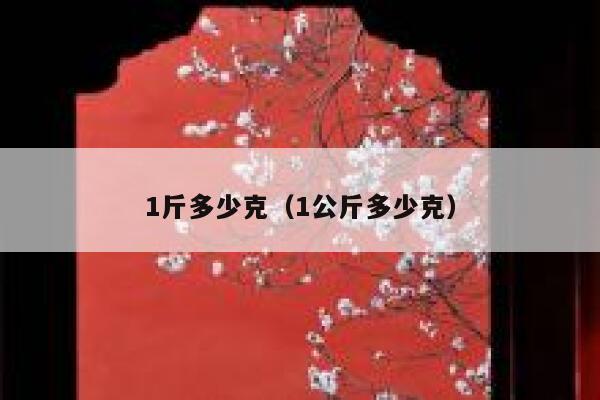 1斤多少克（1公斤多少克） 第1张