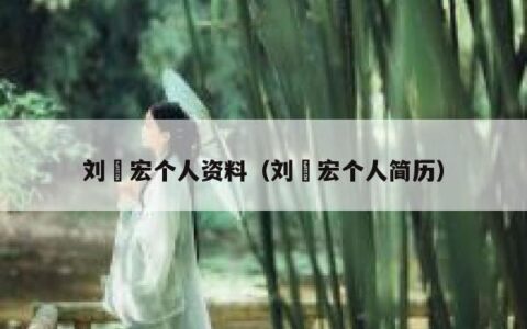 刘畊宏个人资料（刘畊宏个人简历）