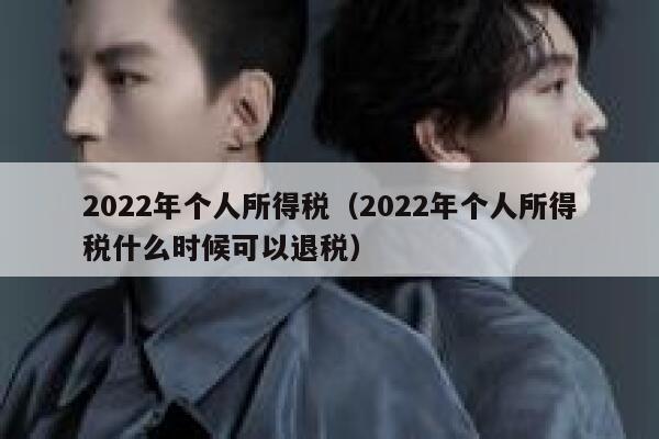 2022年个人所得税（2022年个人所得税什么时候可以退税） 第1张