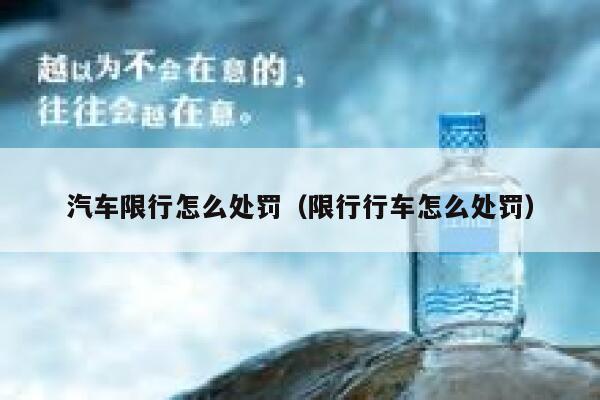 汽车限行怎么处罚（限行行车怎么处罚） 第1张