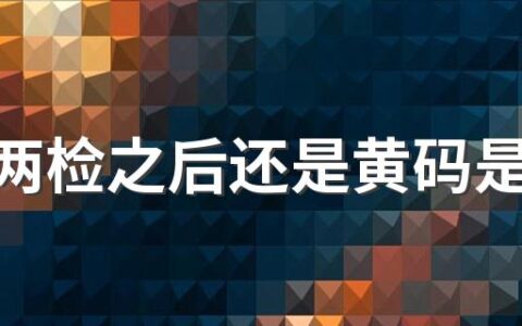 三天两检之后还是黄码是怎么回事 健康码变成黄色多久能变回来