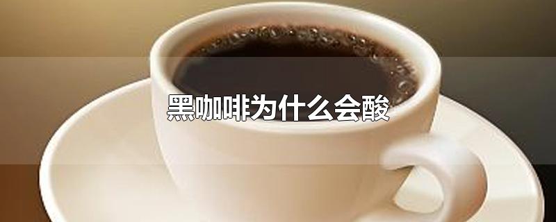 黑咖啡为什么会酸