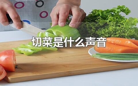 切菜是什么声音