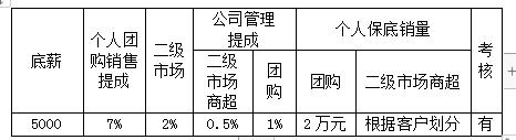 销售人员提成及薪酬制度及奖惩实施细则方案