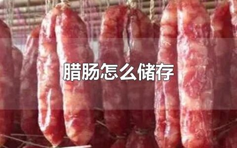 腊肠怎么储存