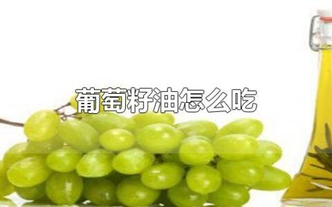 葡萄籽油怎么吃