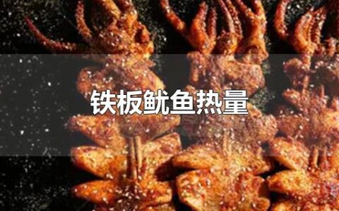 铁板鱿鱼热量