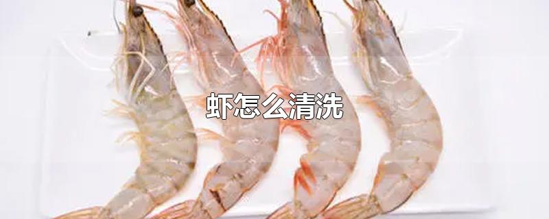 虾怎么清洗