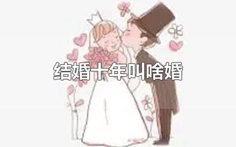 结婚十年叫啥婚